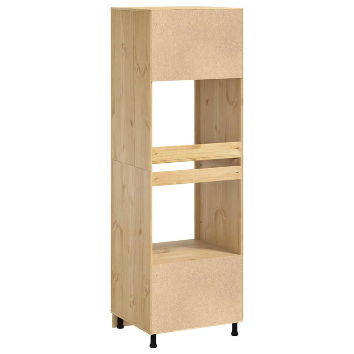 Kabinet SKI HonningBrun 66 x 58 x 207 cm Massiv fyrretræ