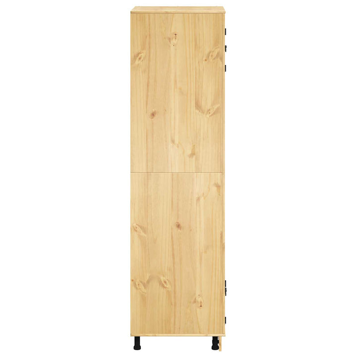 Kabinet SKI HonningBrun 66 x 58 x 207 cm Massiv fyrretræ