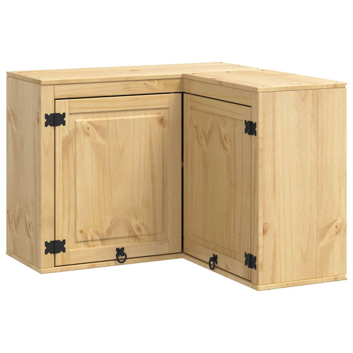 Kabinet SKI HonningBrun 80 x 80 x 60 cm Massiv fyrretræ