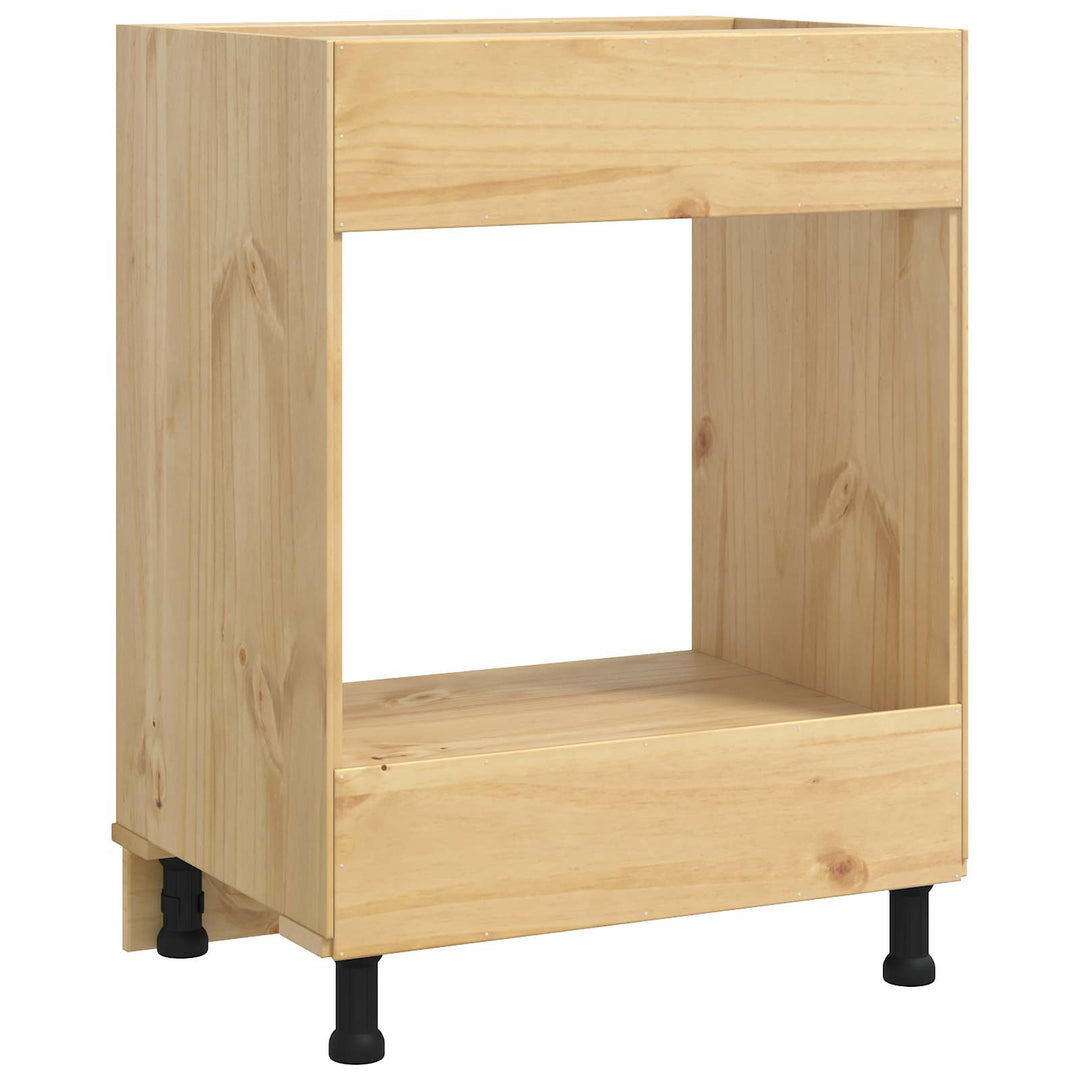 Kabinet SKI HonningBrun 60 x 46 x 81 cm Massiv fyrretræ