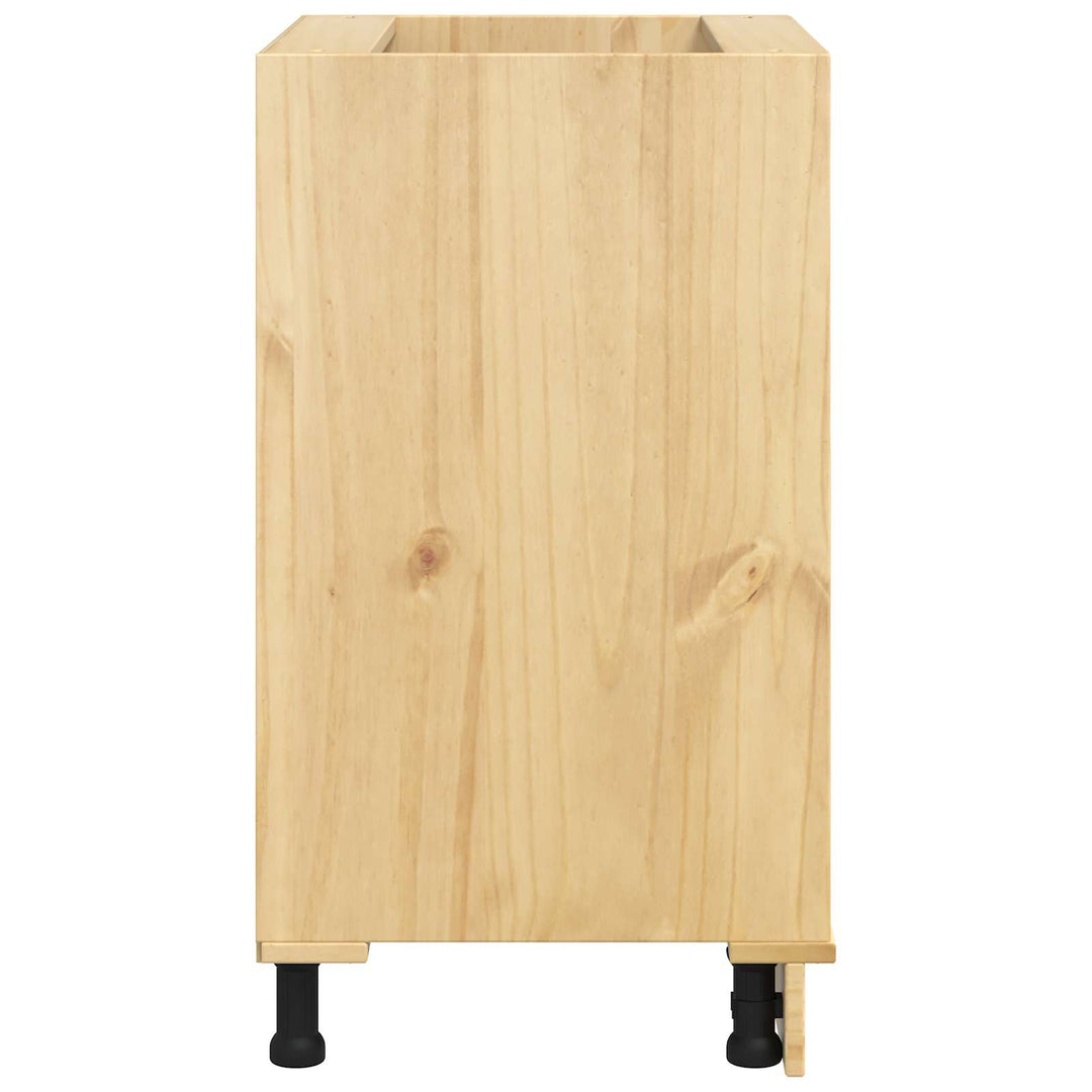 Kabinet SKI HonningBrun 60 x 46 x 81 cm Massiv fyrretræ