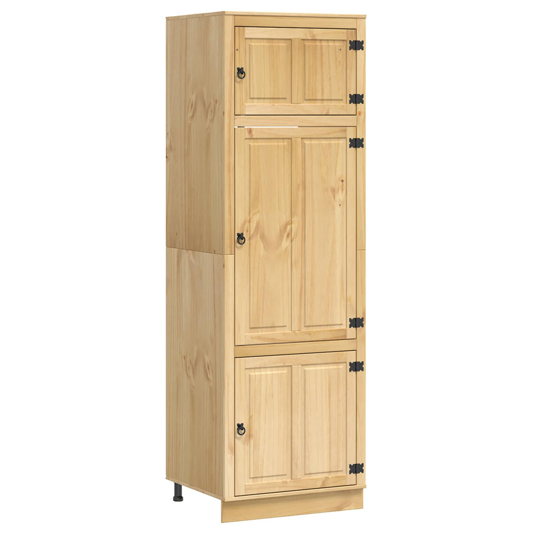 Kabinet SKI HonningBrun 66 x 58 x 207 cm Massiv fyrretræ