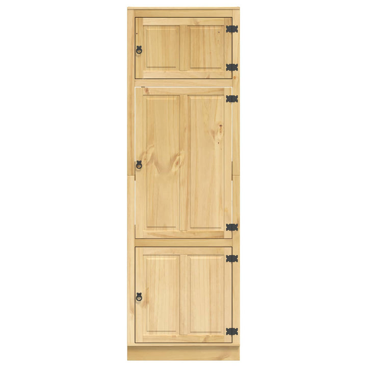 Kabinet SKI HonningBrun 66 x 58 x 207 cm Massiv fyrretræ