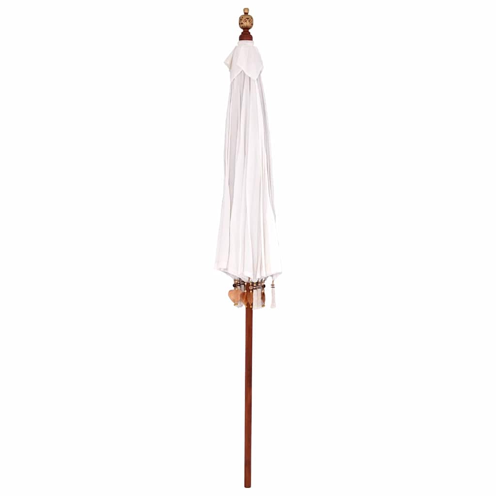 Balinesisk Parasol Creme 220 x 220 x 260 cm