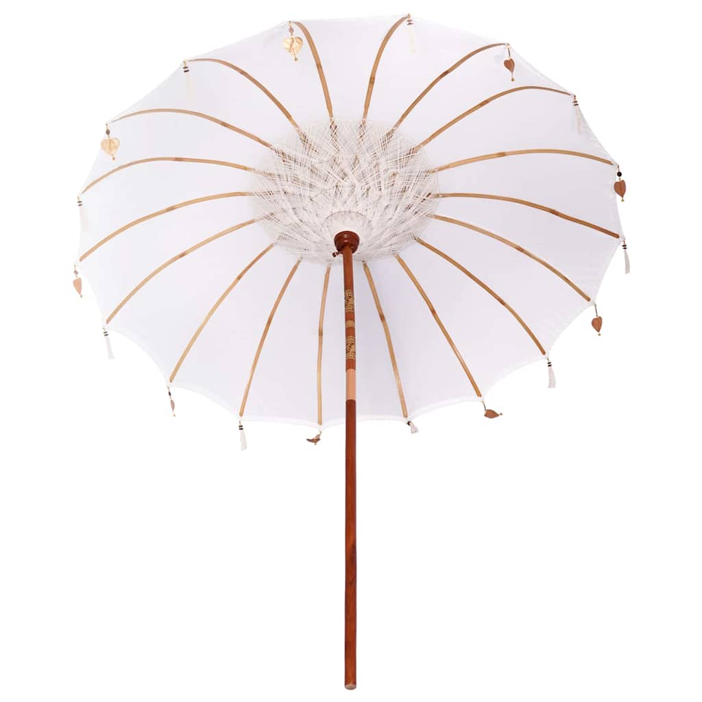 Balinesisk Parasol Creme 220 x 220 x 260 cm