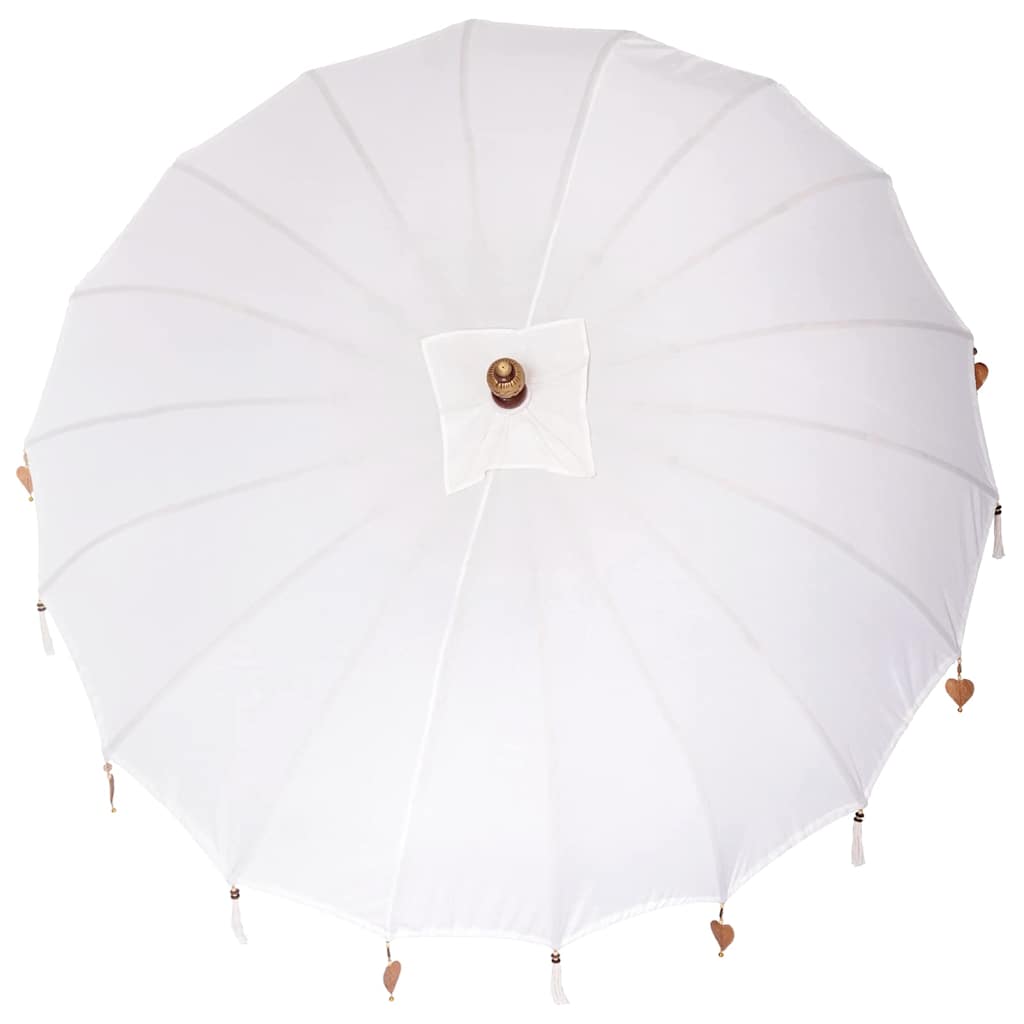 Balinesisk Parasol Creme 220 x 220 x 260 cm