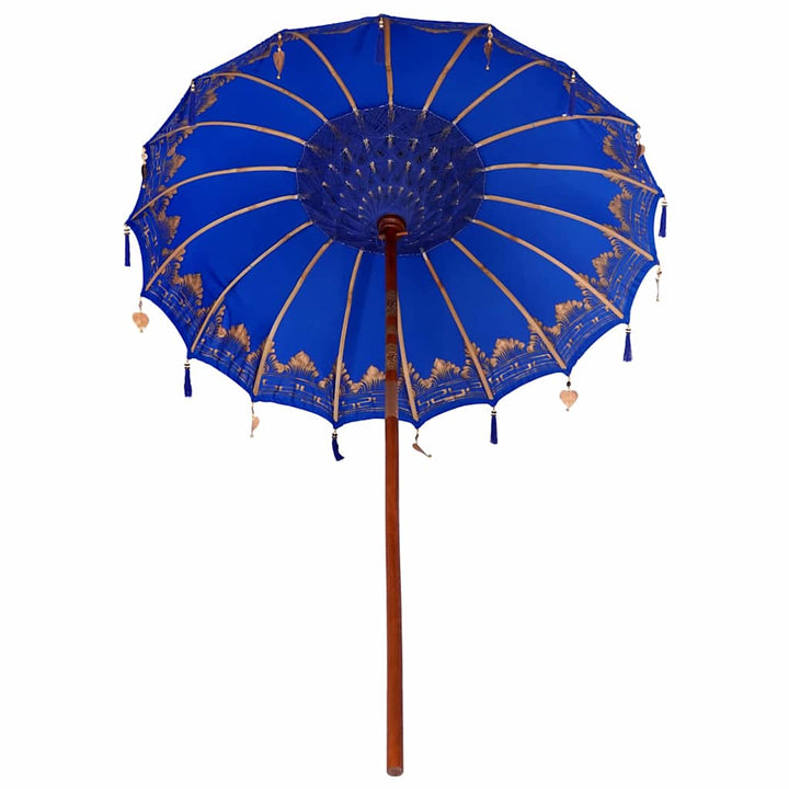 Balinesisk Parasol Blå 185 x 185 x 260 cm