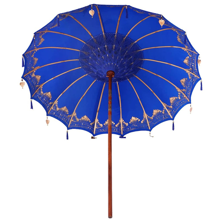 Balinesisk Parasol Blå 215 x 215 x 260 cm