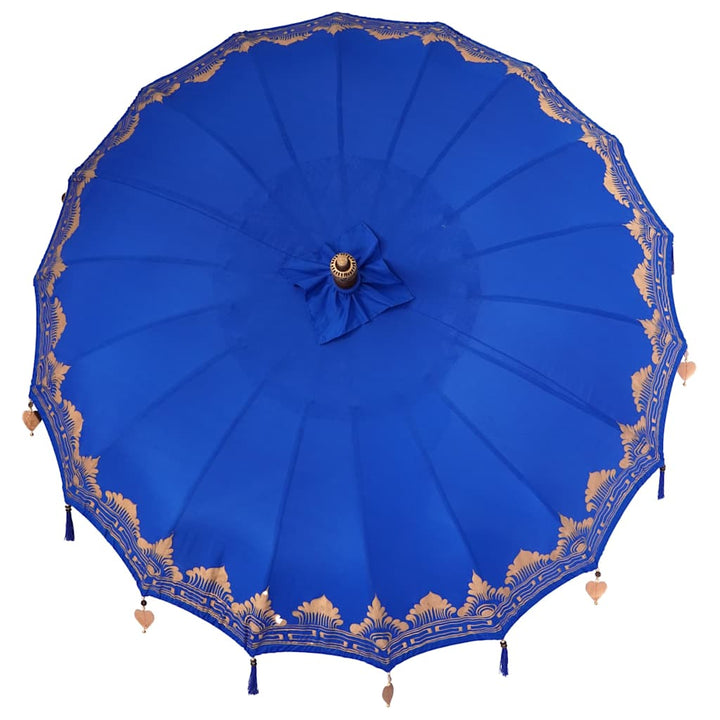 Balinesisk Parasol Blå 215 x 215 x 260 cm