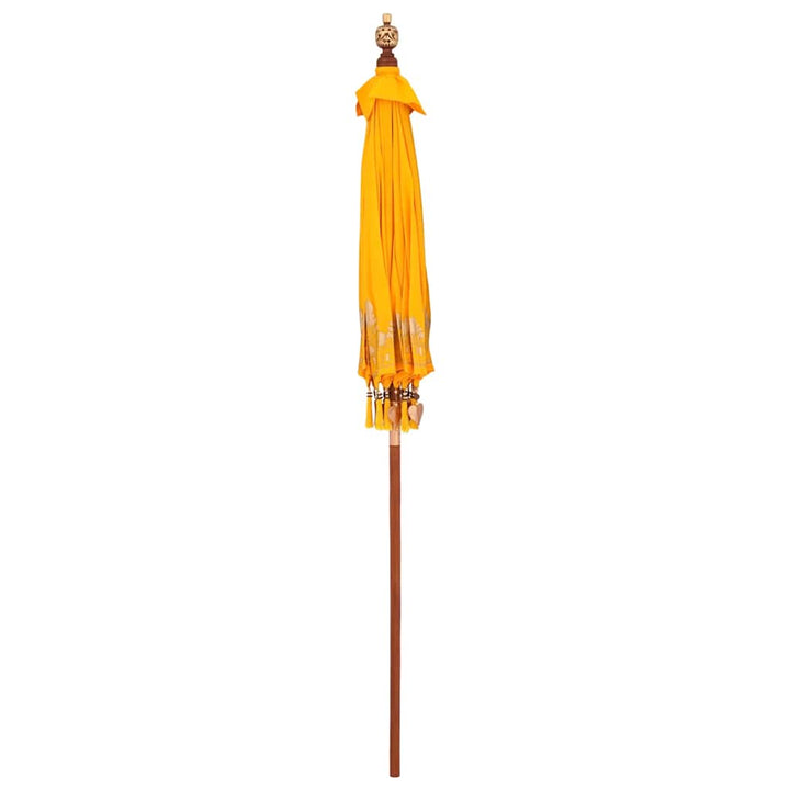 Balinesisk Parasol Gul 185 x 185 x 260 cm