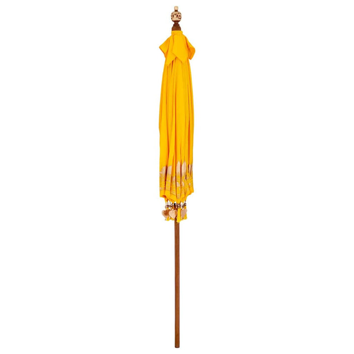 Balinesisk Parasol Gul 215 x 215 x 260 cm