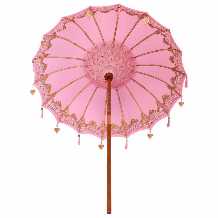 Balinesisk Parasol Lyserød 185 x 185 x 260 cm