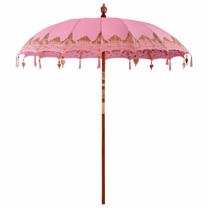 Balinesisk Parasol Lyserød 215 x 215 x 260 cm
