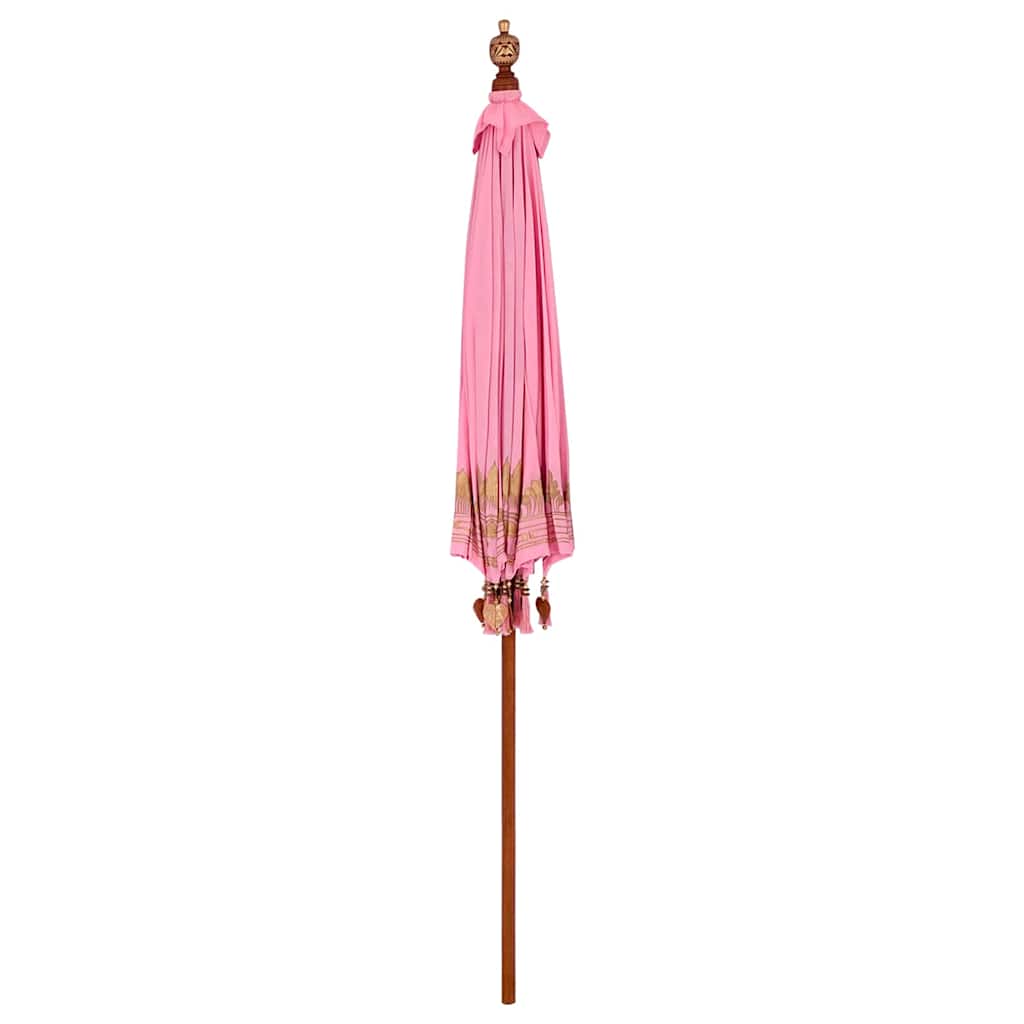 Balinesisk Parasol Lyserød 215 x 215 x 260 cm
