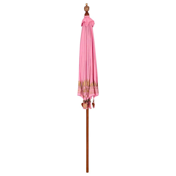Balinesisk Parasol Lyserød 215 x 215 x 260 cm