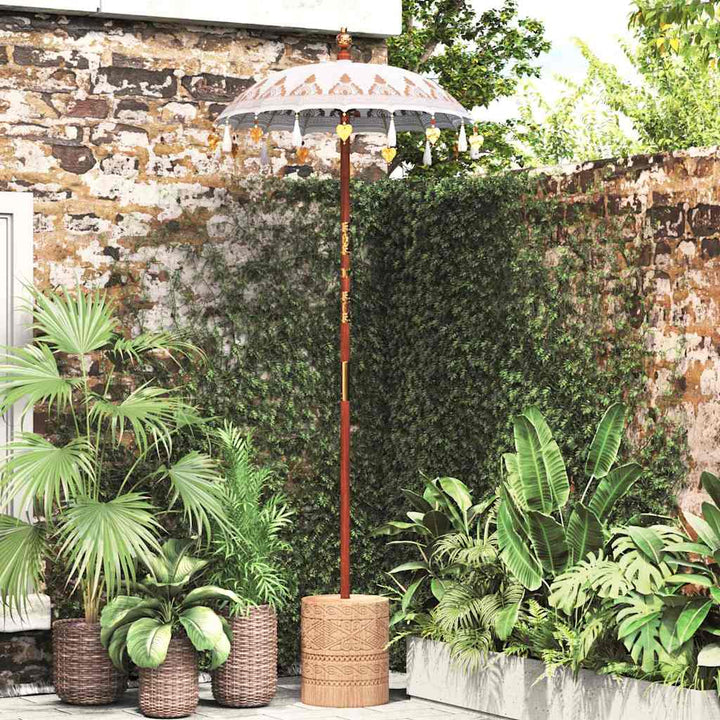 Balinesisk Parasol 125 x 125 x 260 cm