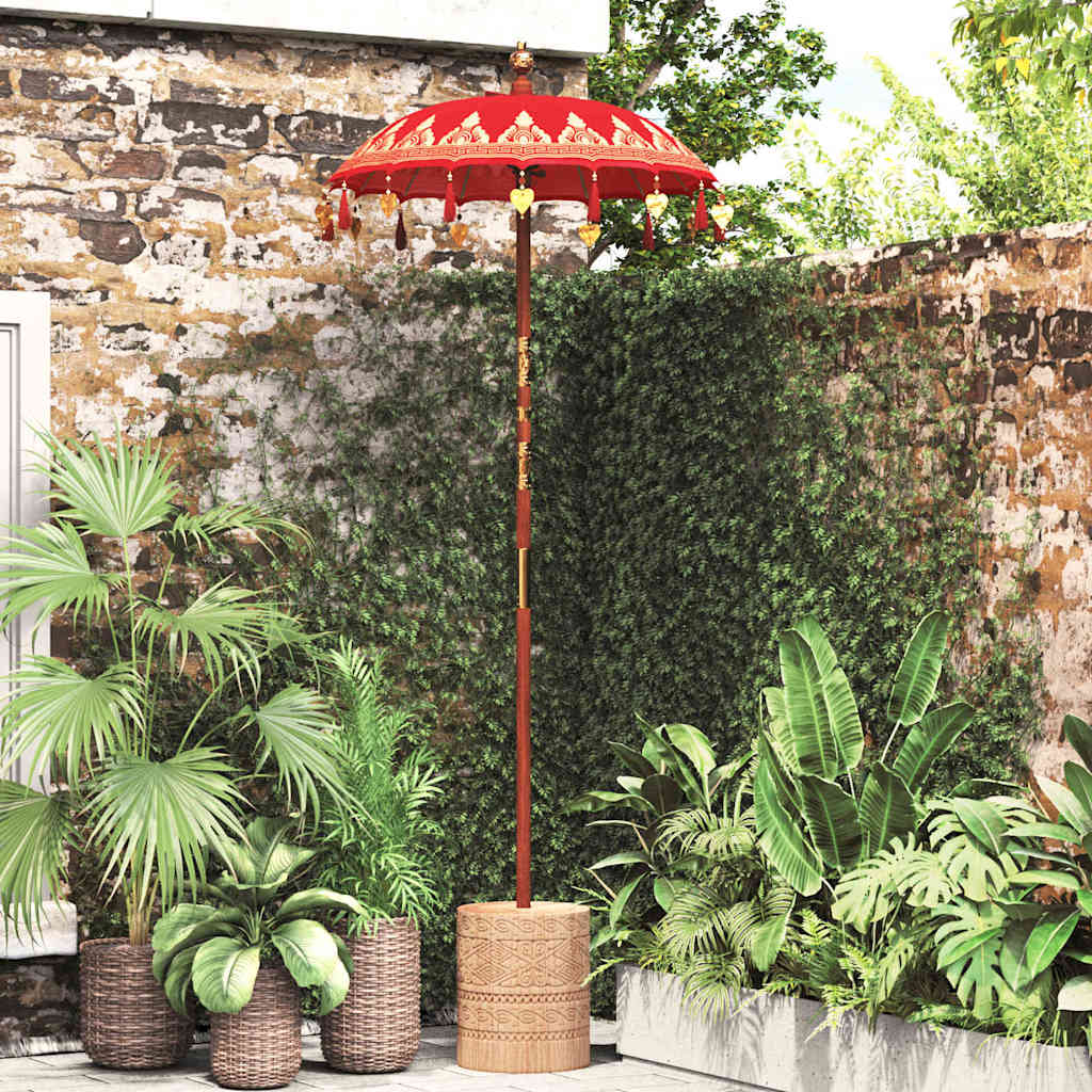 Balinesisk Parasol 125 x 125 x 260 cm