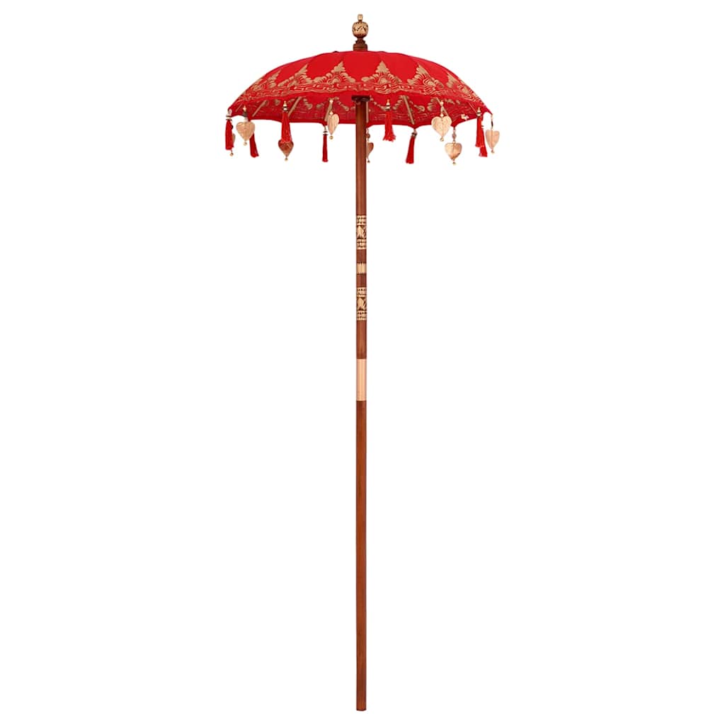 Balinesisk Parasol 125 x 125 x 260 cm
