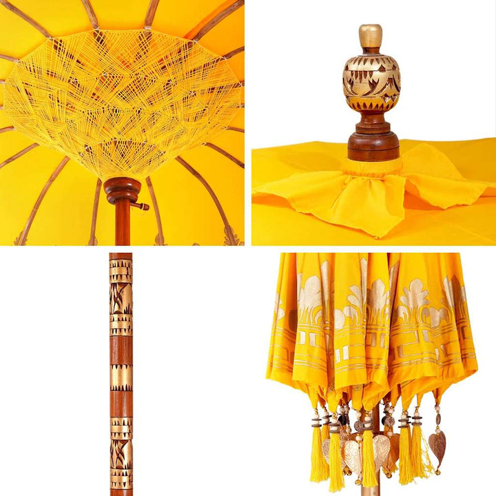 Balinesisk Parasol 125 x 125 x 260 cm