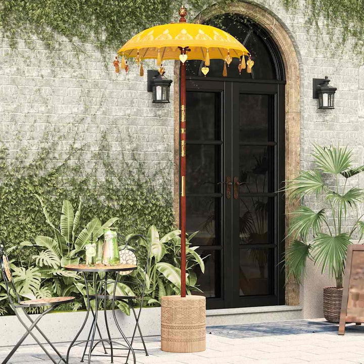 Balinesisk Parasol 125 x 125 x 260 cm