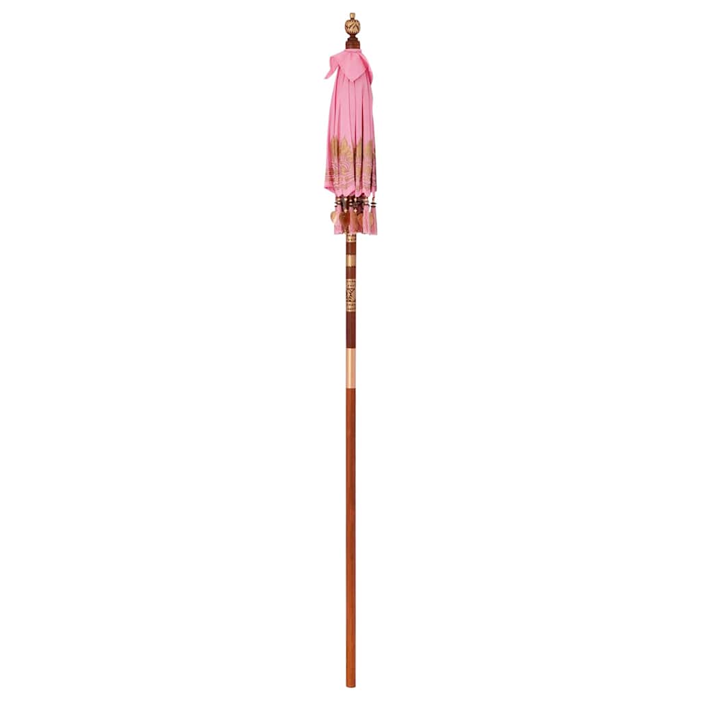 Balinesisk Parasol Lyserød 125 x 125 x 260 cm