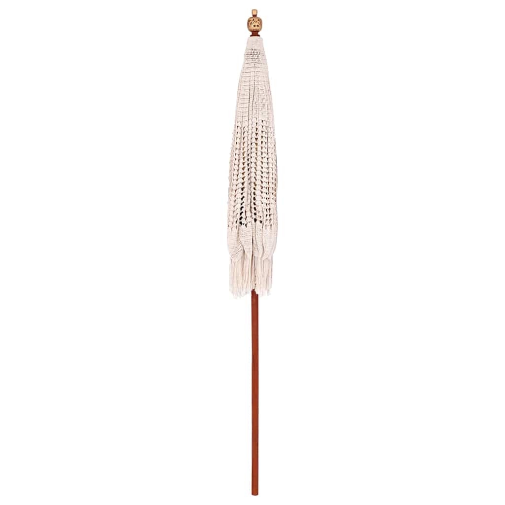 Makrame Parasol Creme 190 x 190 x 260 cm