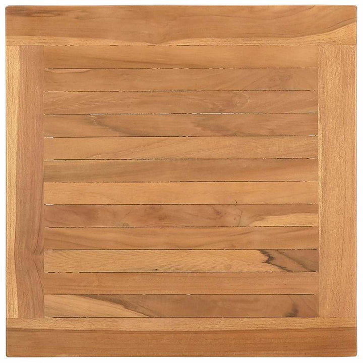 Sofabord med opbevaring Brun 45 x 45 x 45 cm Massiv Teaktræ
