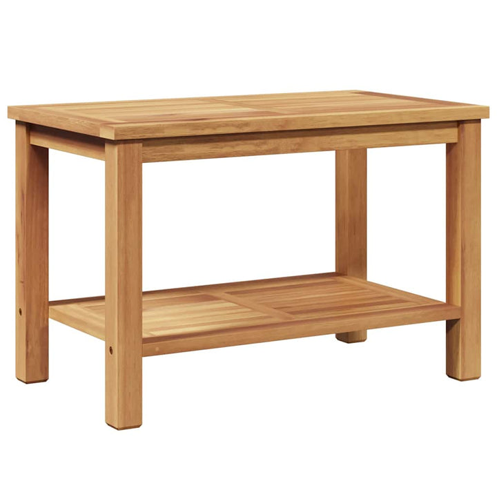 Sofabord med opbevaring Brun 70 x 40 x 45 cm Massiv Teaktræ