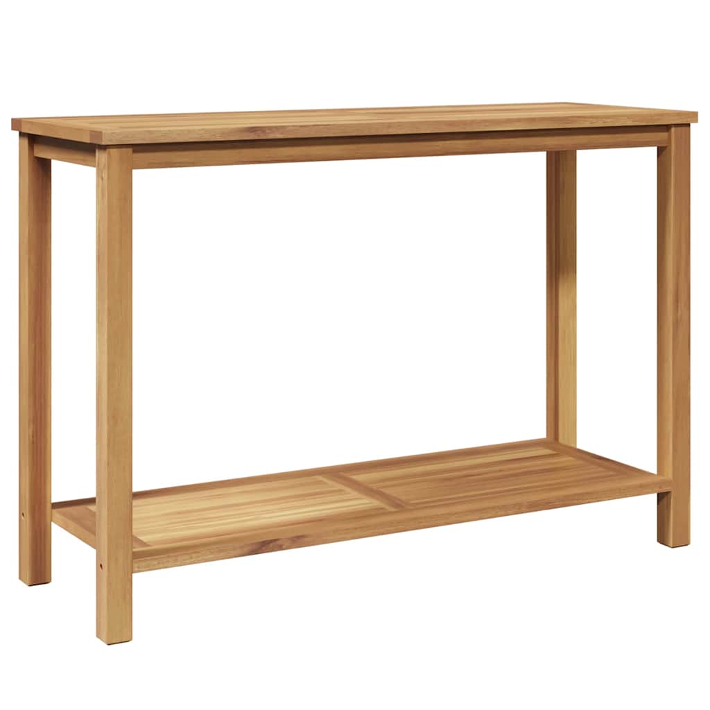 Konsolbord med opbevaring Brun 110 x 40 x 75 cm Massiv Teaktræ