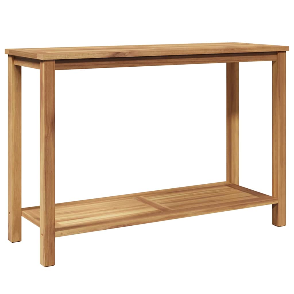 Konsolbord med opbevaring Brun 110 x 40 x 75 cm Massiv Teaktræ