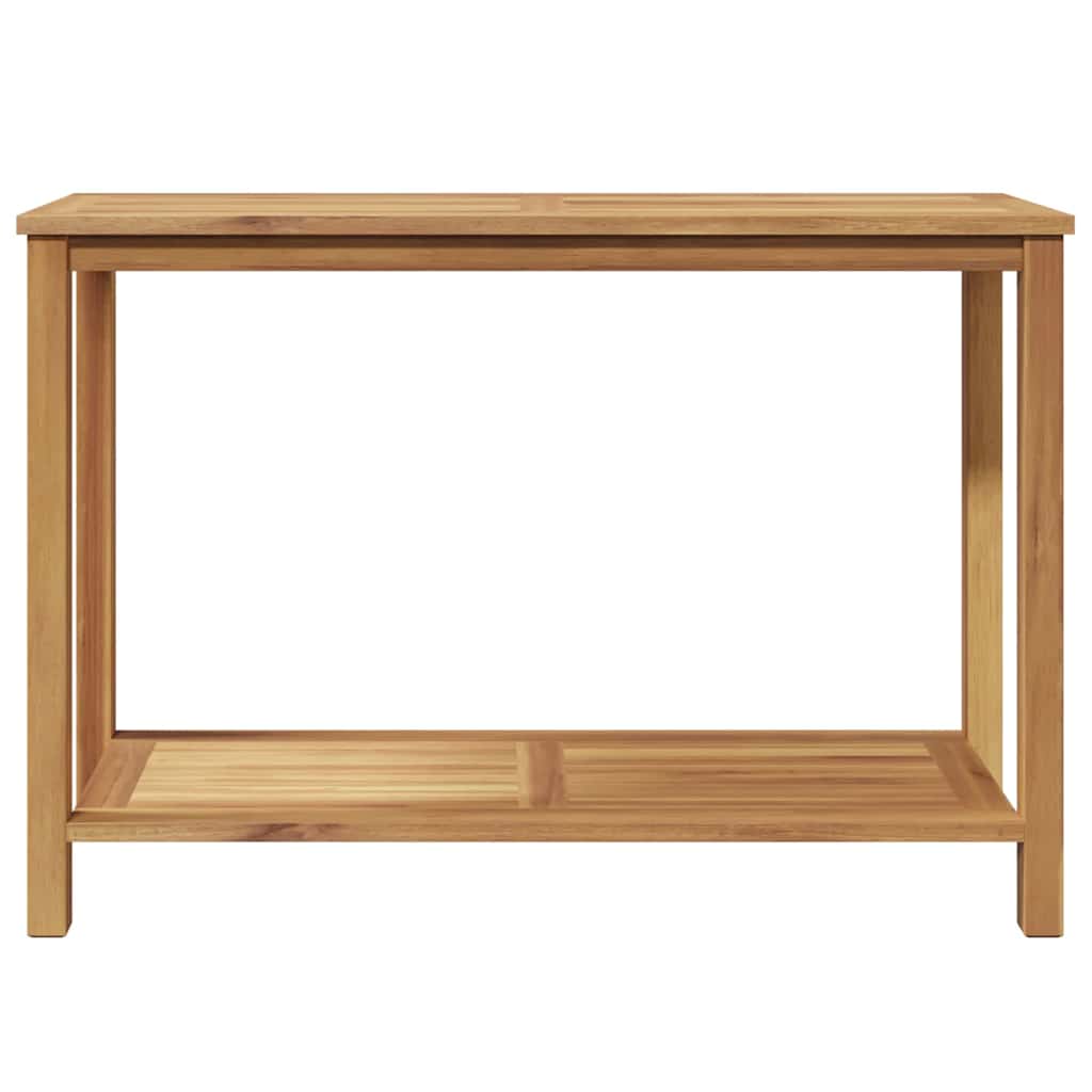 Konsolbord med opbevaring Brun 110 x 40 x 75 cm Massiv Teaktræ