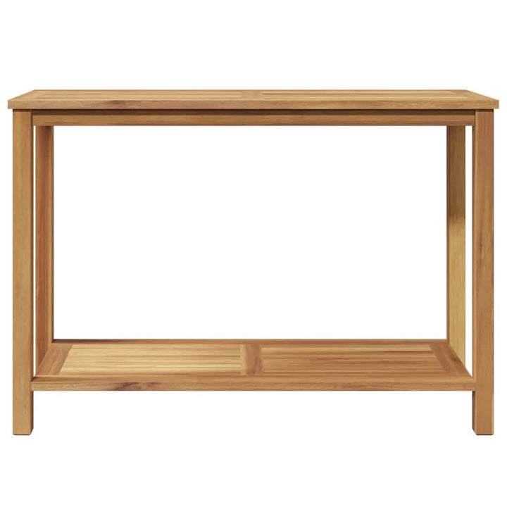 Konsolbord med opbevaring Brun 110 x 40 x 75 cm Massiv Teaktræ