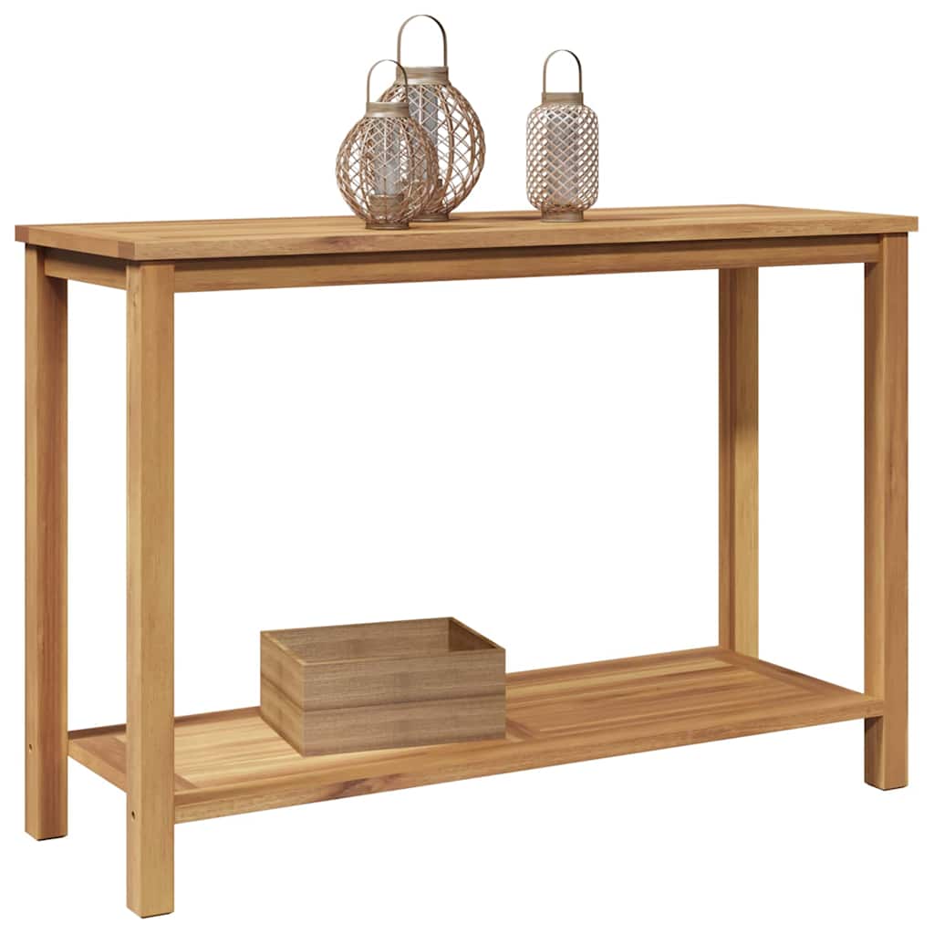 Konsolbord med opbevaring Brun 110 x 40 x 75 cm Massiv Teaktræ