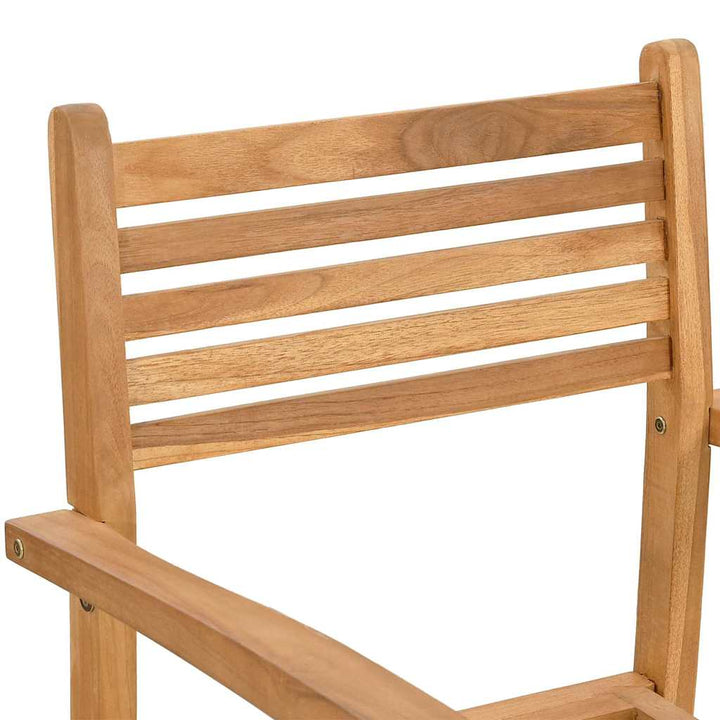 Stol 4 stk. Brun Massiv Teaktræ