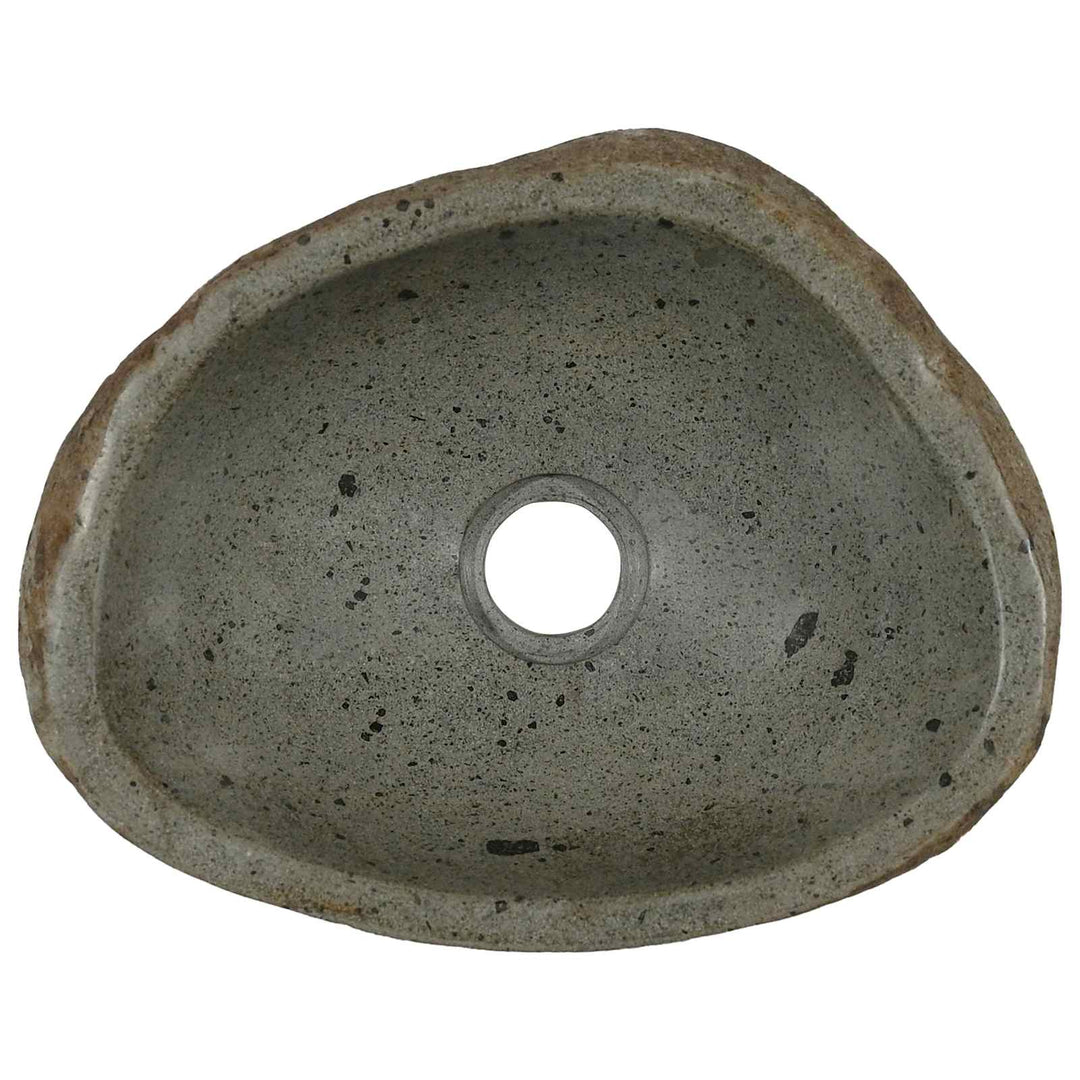 Flodstensbassin Lysegrå (30-37) x (25-30) x 12 cm River Stone