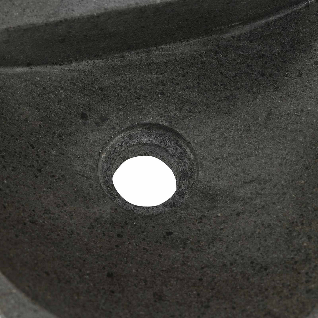 Vægmonteret håndvask Grå 37 x 30 x 12 cm River Stone