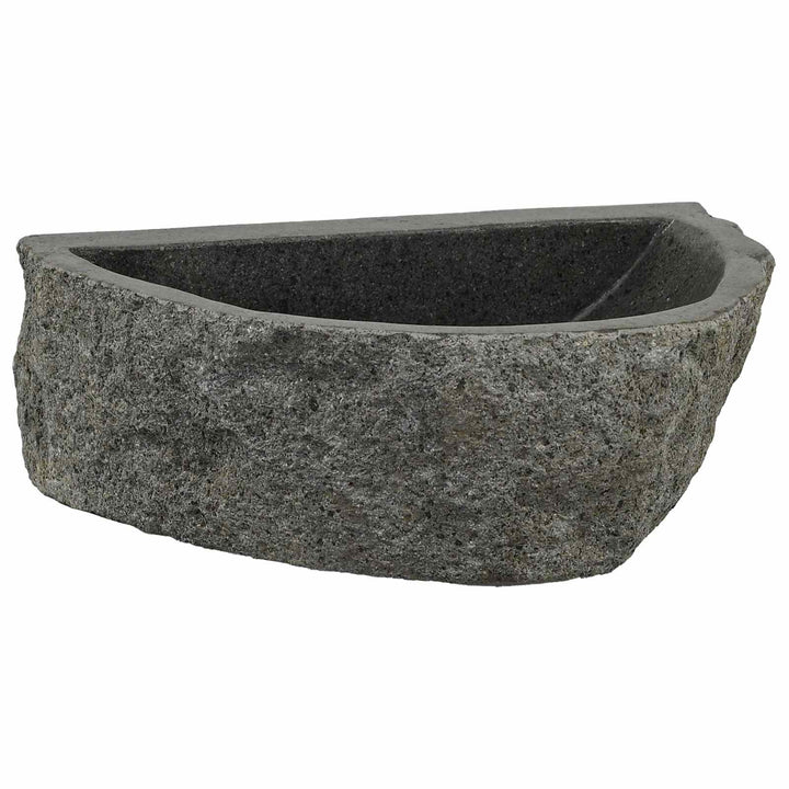 Vægmonteret håndvask Grå 37 x 30 x 12 cm River Stone