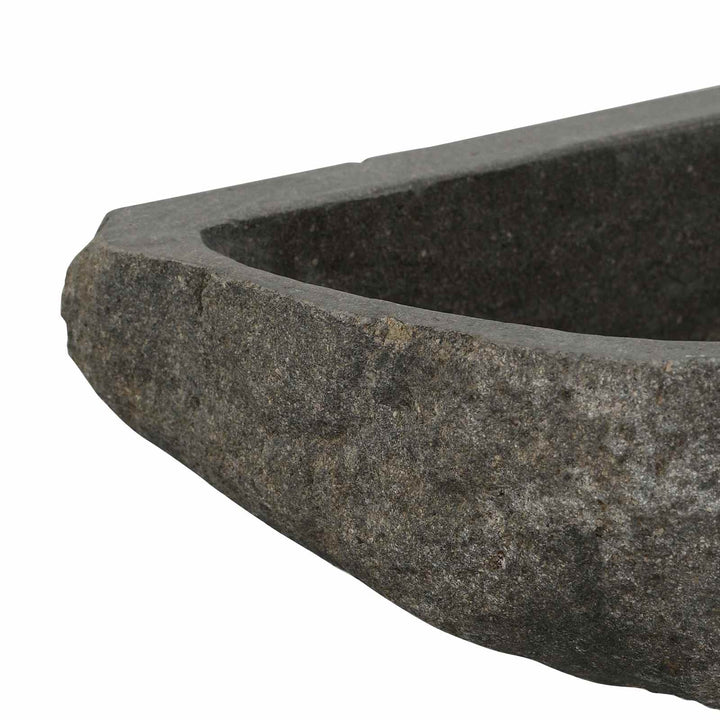 Vask Grå (30-37) x (30-37) x 12 cm Flodsten