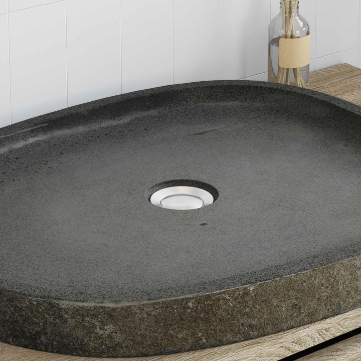 Vask Basin Grå 65 x 50 x 6 cm River Stone
