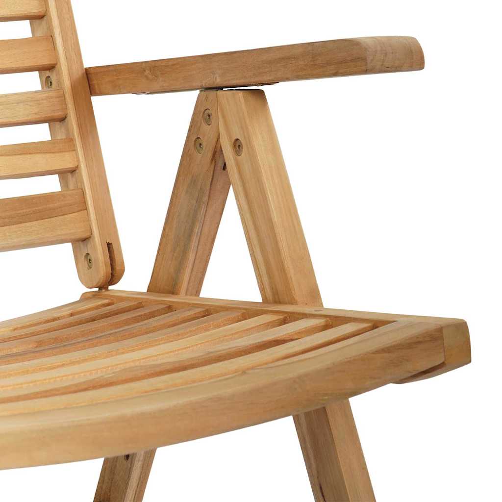 Stol 2 pcs Brun 64.5 x 52 x 108 cm Massiv Teaktræ