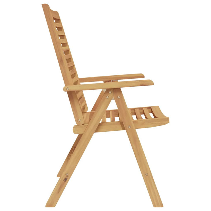 Stol 2 pcs Brun 64.5 x 52 x 108 cm Massiv Teaktræ