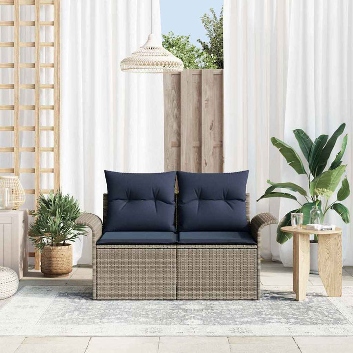 Havemøbelsofa 2-Antal sæder polyrattan