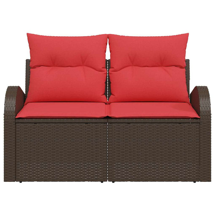 Havemøbelsofa Brun 124 x 62 x 85cm polyrattan