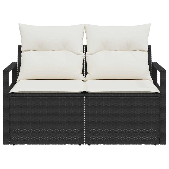 Havemøbelsofa med pude 120 x 62 x 69 cm polyrattan