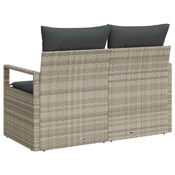 Havemøbelsofa med pude 120 x 62 x 69 cm polyrattan