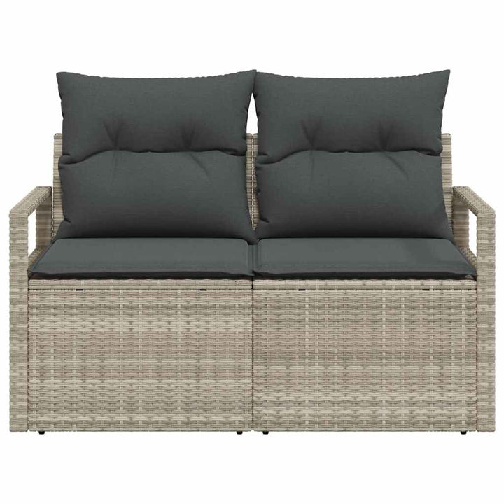 Havemøbelsofa med pude 120 x 62 x 69 cm polyrattan