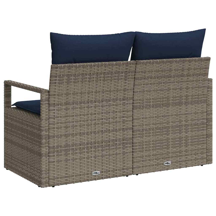 Havemøbelsofa med pude 120 x 62 x 69 cm polyrattan