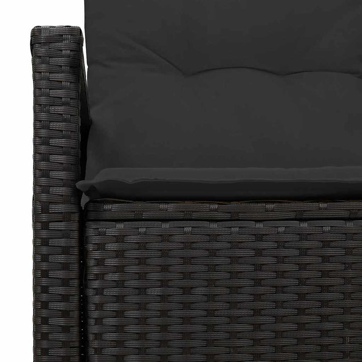Havemøbelsofa med pude 120 x 62 x 69 cm polyrattan