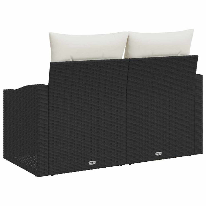 Havemøbelsofa med pude 123 x 62 x 69 cm polyrattan