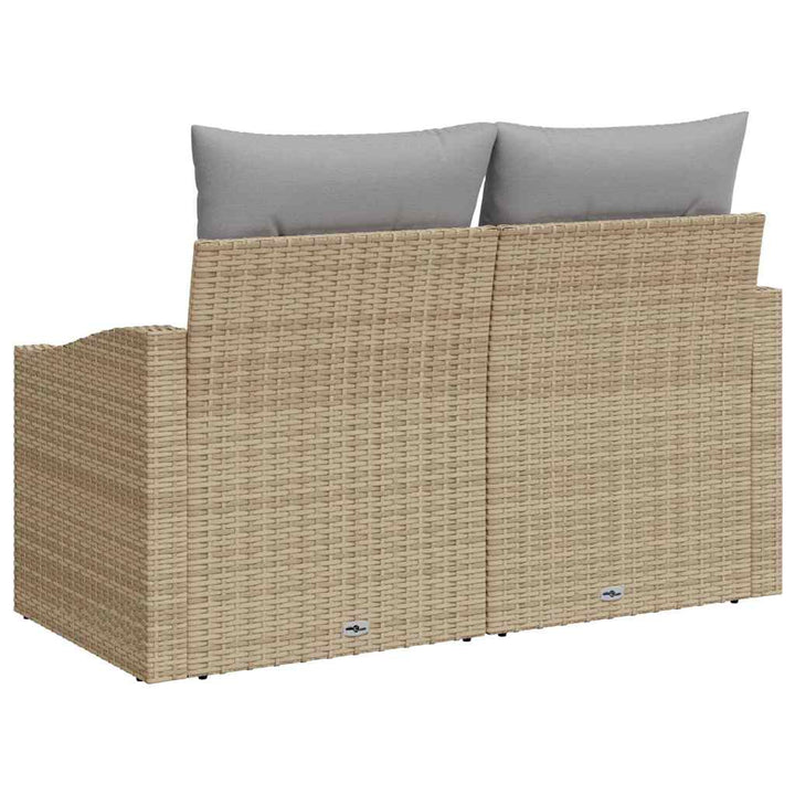 Havemøbelsofa med pude 123 x 62 x 69 cm polyrattan